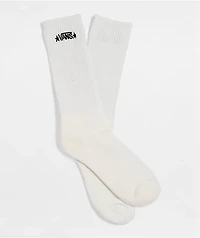 Vans x Atiba Haze Skate White Half Crew Socks