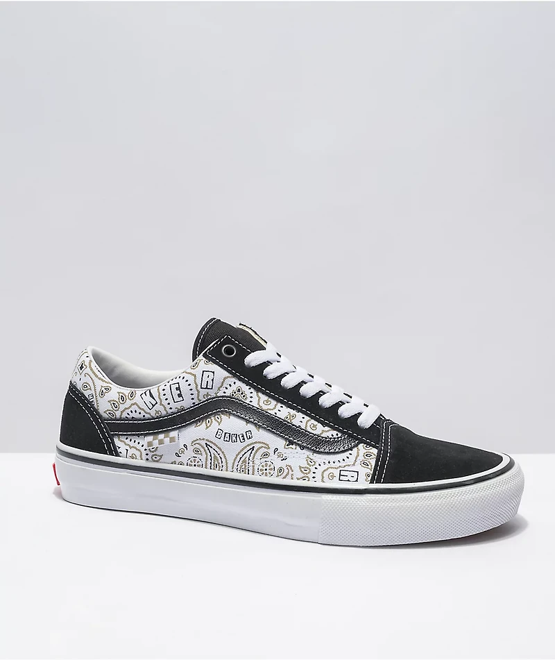 Vans x Baker Skate Old Skool Black & White Shoes