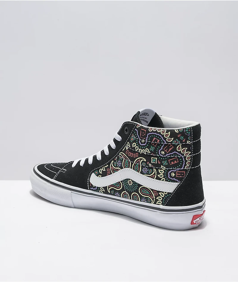 Vans x Baker Skate Sk8-Hi Bandana Black Shoes
