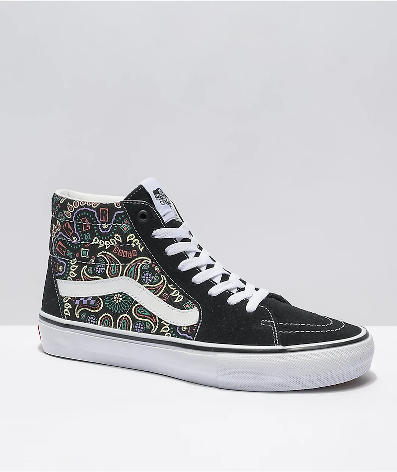 Vans x Baker Skate Sk8-Hi Bandana Black Shoes