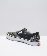 Vans x Baker Skate Slip-On Bandana Black Shoes