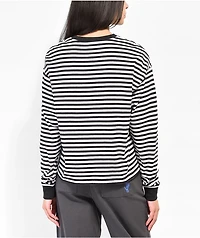Vans x Breana Geering Skate Black & White Striped Long Sleeve T-Shirt