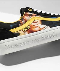 Vans x Bruce Lee Old Skool Black & Yellow Skate Shoes