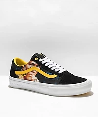 Vans x Bruce Lee Old Skool Black & Yellow Skate Shoes