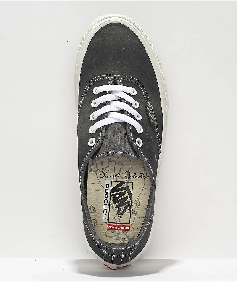 Vans x Daniel Johnston Skate Authentic Grey Shoes