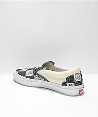 Vans x Daniel Johnston Skate Slip-On White & Grey Shoes