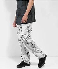 Vans x Daniel Johnston White Chino Pants