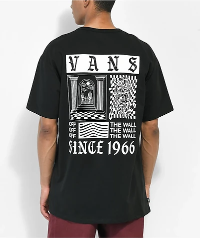 Vans x Kevin Peraza Off The Wall Black T-Shirt