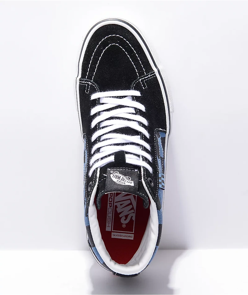 Vans x Krooked Skate Sk8-Hi by Natas For Ray Shoes