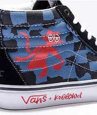 Vans x Krooked Skate Sk8-Hi by Natas For Ray Shoes