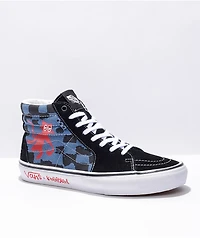 Vans x Krooked Skate Sk8-Hi by Natas For Ray Shoes