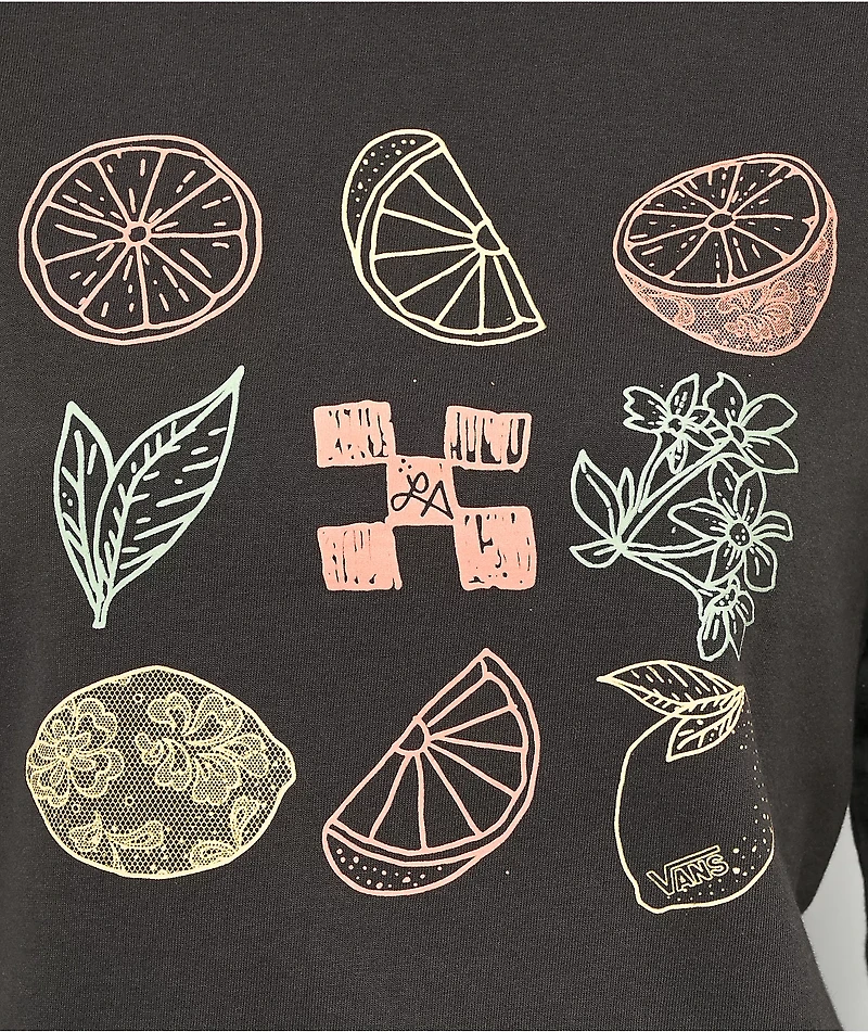 Vans x Lizzie Armanto Fruit Black Long Sleeve Shirt