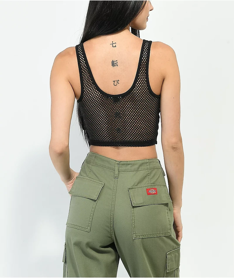 Vans x Lizzie Black Knit Tank Top