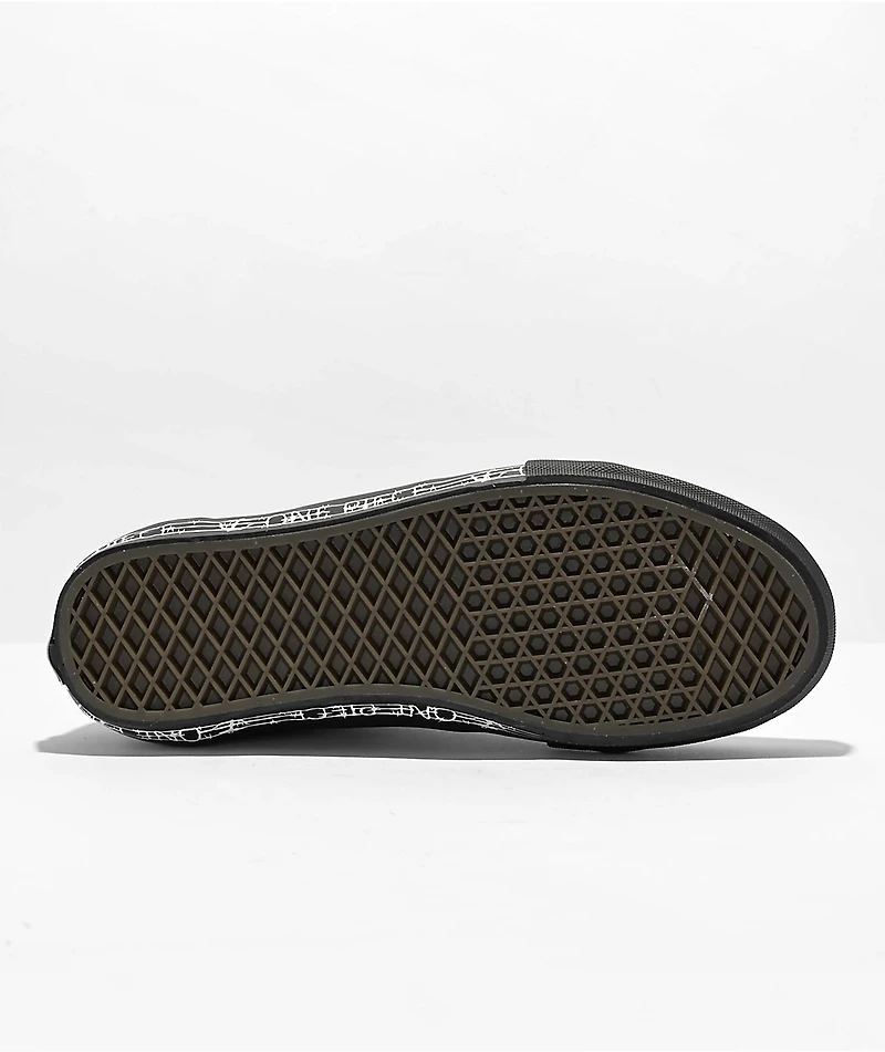 Vans x One Piece Old Skool Purple & Black Skate Shoes