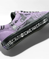 Vans x One Piece Old Skool Purple & Black Skate Shoes
