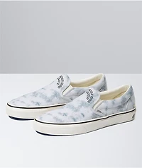 Vans x Park Project Slip-On White & Grey Tie Dye Skate Shoes