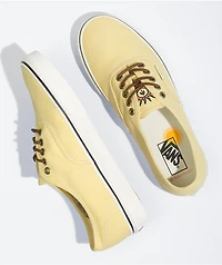 Vans x Parks Project Authentic Pale Yellow & White Skate Shoes