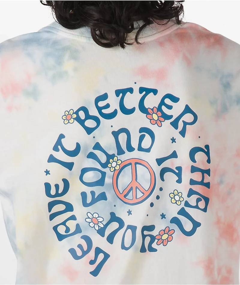 Vans x Parks Project Leave it Better White & Multi Tie Dye T-Shirt