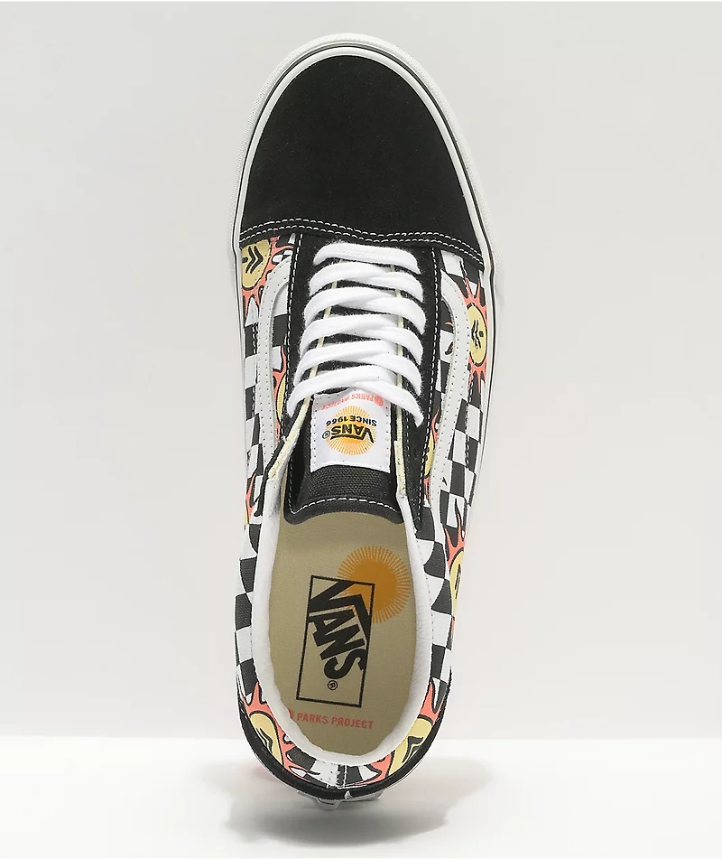Vans x Parks Project Old Skool Black & White Skate Shoes