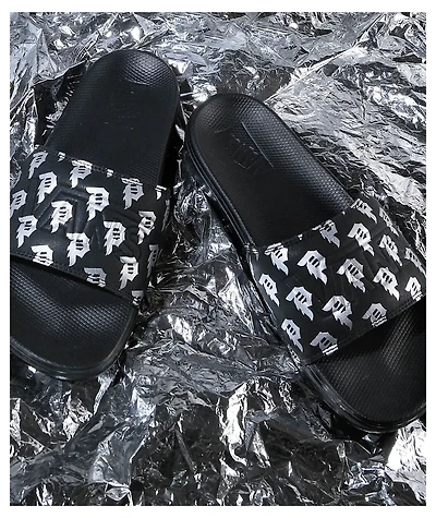 Vans x Primitive La Costa Black Slides