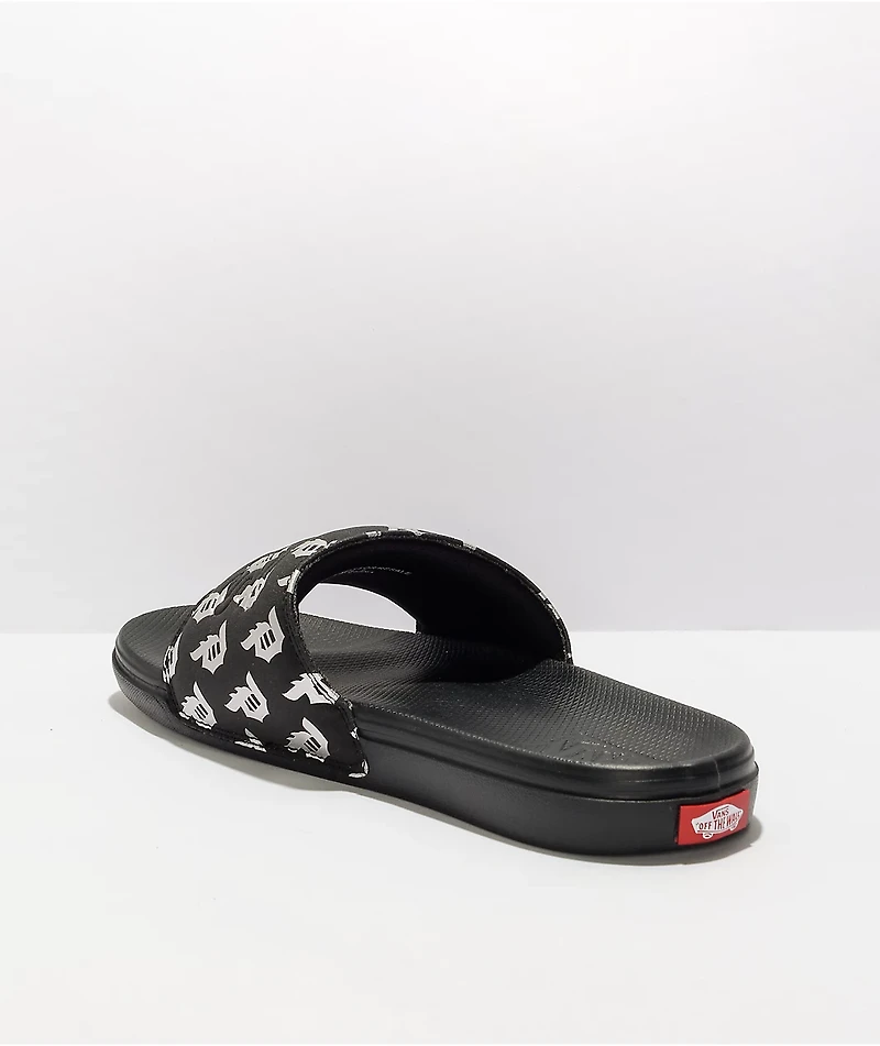 Vans x Primitive La Costa Black Slides