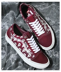 Vans x Primitive Skate Old Skool Maroon Shoes