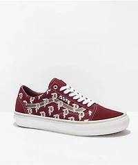 Vans x Primitive Skate Old Skool Maroon Shoes