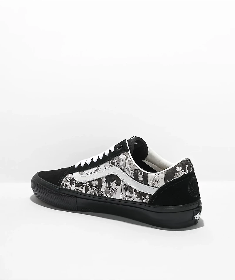 Vans x Sailor Moon Skate Old Skool Black & White Shoes