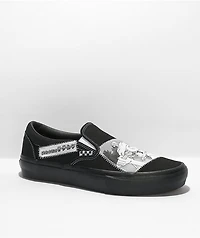 Vans x Sailor Moon Skate Slip-On Black & White Shoes