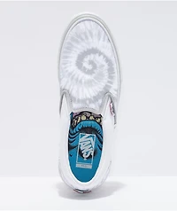 Vans x Santa Cruz Skate Slip-On White Shoes