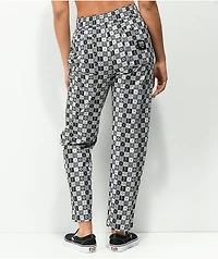 Vans x Skateistan Black & White Print Elastic Waist Pants