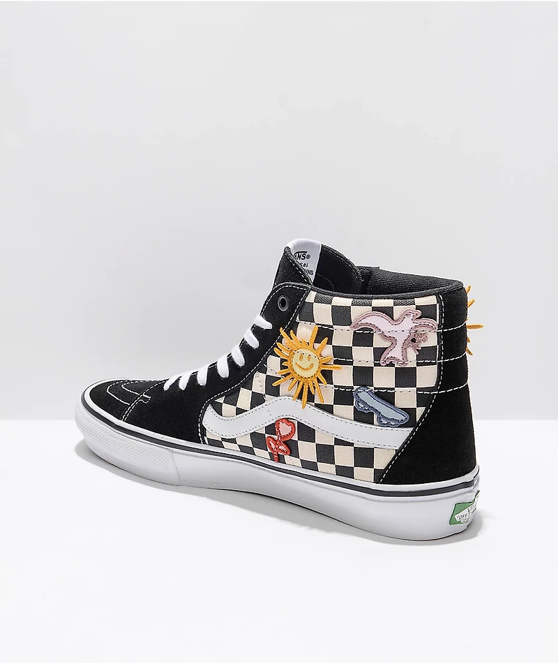 Vans x Skateistan Skate Sk8-Hi Checkered Shoes