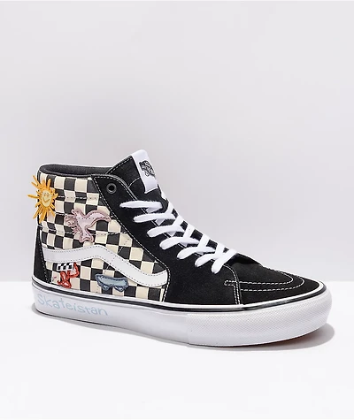 Vans x Skateistan Skate Sk8-Hi Checkered Shoes