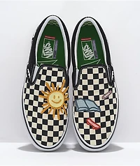 Vans x Skateistan Skate Slip-On Checkerboard Shoes