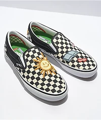 Vans x Skateistan Skate Slip-On Checkerboard Shoes