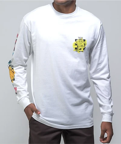 Vans x SpongeBob SquarePants Airbrush White Long Sleeve T-Shirt