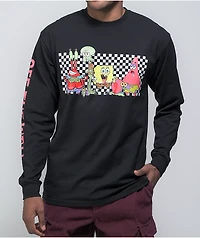 Vans x SpongeBob SquarePants Character Black Long Sleeve T-Shirt