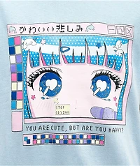 Vapor95 Cute But Happy Blue T-Shirt