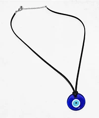 Velvet Luna Evil Eye 17.7" Suede Necklace
