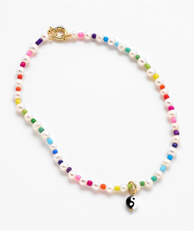 Velvet Luna Yin Yang Rainbow Necklace