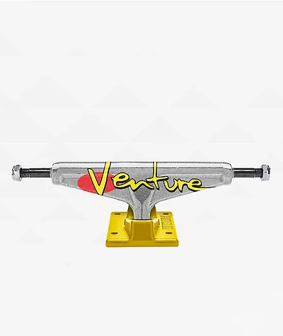 Venture 92 Full Bleed Silver & Yellow 5.6 Skateboard Truck