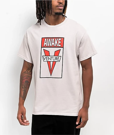 Venture Awake Ice Grey T-Shirt