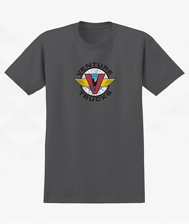 Venture Bloodshot Charcoal T-Shirt