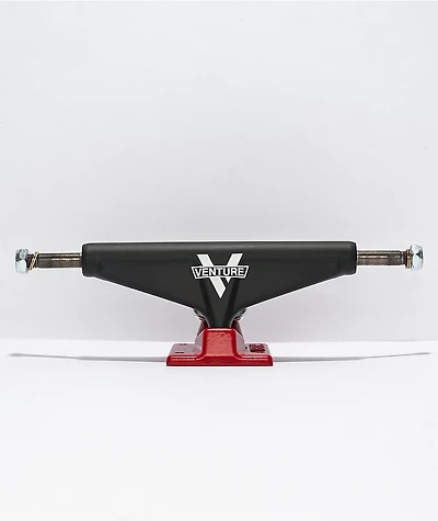 Venture Nitro Matte Black & Red 5.6" Lo Skateboard Truck