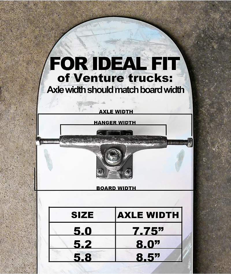 Venture Polished Silver 6.1 Skateboard Truck