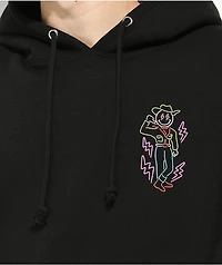 Vibras by J Balvin Neon Cowboy Black Hoodie
