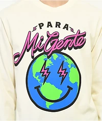 Vibras by J Balvin Para Mi Gente Cream Long Sleeve T-Shirt