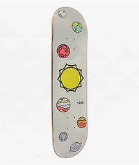 Visit Cosmic Silver Foil 8.0" Skateboard Deck