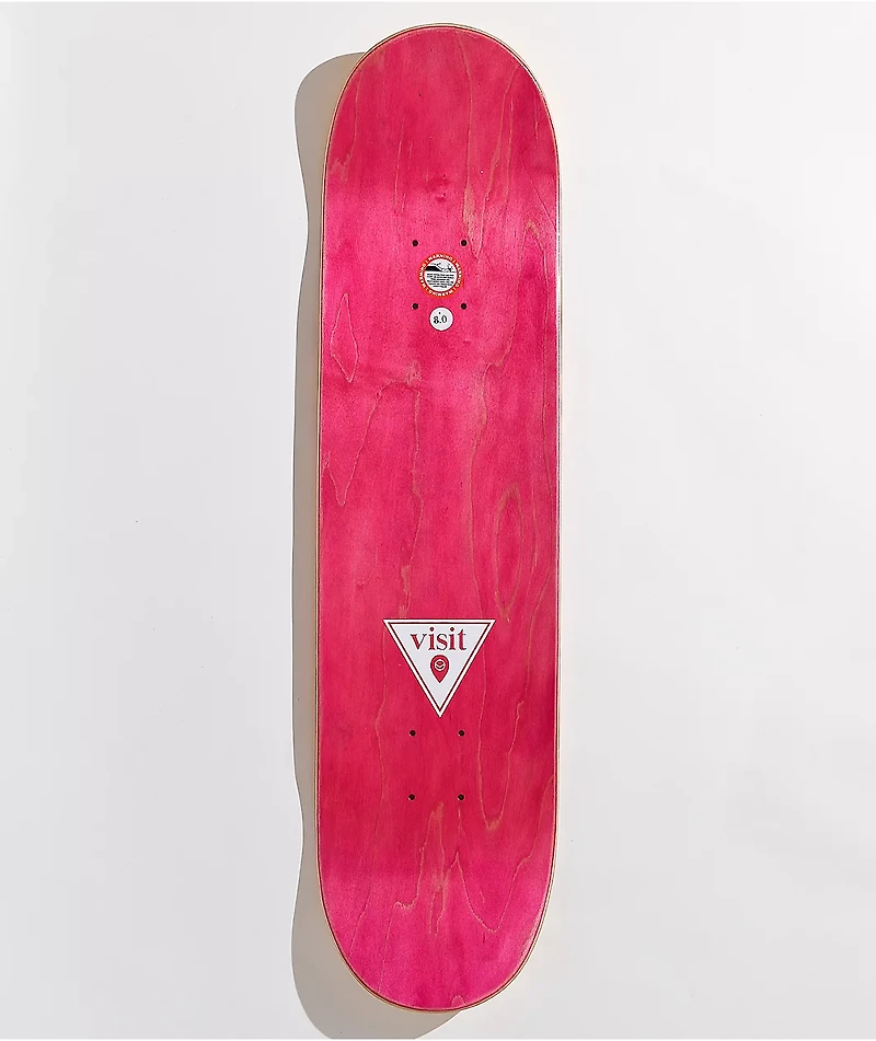 Visit Hart Pinkhead 8.0" Skateboard Deck
