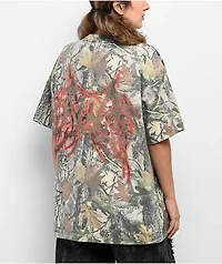 Vitriol Airbrush Green Camo T-Shirt